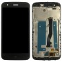 LCD Screen and Digitizer Full Assembly with Frame for ZTE Blade V8 Lite (Black)