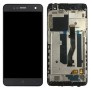 LCD Screen and Digitizer Full Assembly with Frame for ZTE Blade V8 Mini BV0850 (Black)