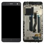 מסך LCD ו Digitizer מלא עצרת עם מסגרת עבור ZTE Blade V8 מיני BV0850 (שחור)