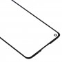 Frontscheibe Äußere Glasobjektiv für Motorola Moto G8 XT2045-1 (Schwarz)
