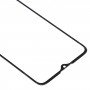 Frontscheibe Äußere Glasobjektiv für Motorola Moto G8 plus XT2019 / XT2019-2 (Schwarz)