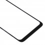 Външен стъклен обектив на предния екран за Motorola Moto G9 Play / Moto G9 (Индия) (черен)