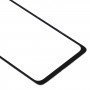 Pantalla frontal lente de cristal externa para Motorola Moto P50 / Una Visión / Una Acción / XT1970-1 / XT2013-1 / XT2013-2 (Negro)