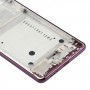 Przednia obudowa Rama LCD Płytka Bezelowa dla Motorola One Hyper XT2027 XT2027-1 (fioletowy)
