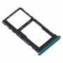 SIM Card Tray + SIM ბარათის Tray / მიკრო SD ბარათის უჯრა Motorola Moto G9 Play / Moto G9 (ინდოეთი) (მწვანე)