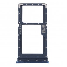 Plateau de carte SIM + plateau de carte SIM / plateau de carte micro SD pour Motorola Moto G9 Plus XT2087-1 (Bleu)
