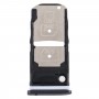 SIM-Karten-Behälter + SIM-Karte Tray / Micro SD-Karten-Behälter für Motorola One Zoom (Schwarz)
