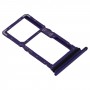 SIM卡托盘+ SIM卡托盘/ Micro SD卡盘摩托罗拉摩托G9功率XT2091-3（紫色）