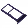 SIM-карты лоток + SIM-карты лоток / Micro SD-карты лоток для Motorola Moto G9 Мощность XT2091-3 (фиолетовый)