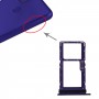 SIM-Karten-Behälter + SIM-Karte Tray / Micro SD-Karten-Behälter für Motorola Moto G9 Strom XT2091-3 (Purple)
