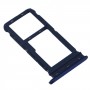 SIM-карты лоток + SIM-карты лоток / Micro SD-карты лоток для Motorola Moto Мощность G8 (синий)