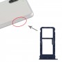 Bandeja Bandeja de tarjeta SIM + Tarjeta SIM / bandeja de tarjeta Micro SD para Motorola Moto G-8 de potencia (azul)