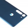 חזרה סוללה כיסוי עבור מוטורולה Moto G8 כוח (כחול)