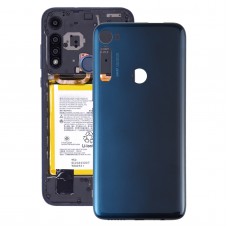 Оригинальная батарея задняя крышка для Motorola Moto One Fusion Plus PAKF0002IN (синий)