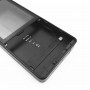 Full Housing Cover (Front Cover + Batteri Back Cover) för Nokia 515 (Svart)