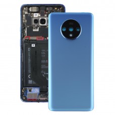 Batería original de la contraportada con la cubierta de la lente de la cámara para OnePlus 7T (azul)