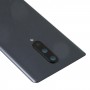 Couverture arrière de la batterie avec couvercle de la lentille de caméra pour Oneplus 8 (noir)