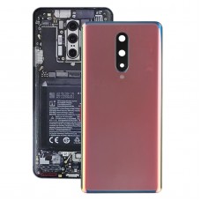 Battery Back Cover with Camera Lens Cover for OnePlus 8(Silver) 