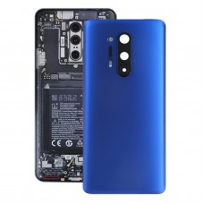 Battery Back Cover with Camera Lens Cover for OnePlus 8 Pro(Blue)