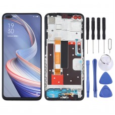 LCD Screen and Digitizer Full Assembly With Frame for OPPO A92s PDKM00