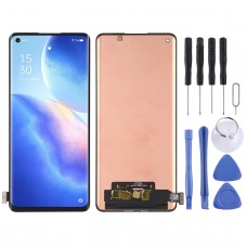 Original Super AMOLED Material LCD Screen and Digitizer Full Assembly for OPPO Reno5 Pro 5G PDSM00, PDST00, CPH2201