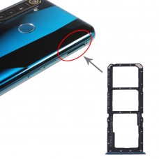 SIM Card Tray + SIM Card Tray + Micro SD Card Tray for OPPO Realme 5 Pro / Q (Green) 