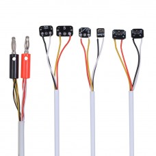 Kaisi DC tápegység Phone Repair áram teszt kábel iPhone XS Max / XR / X / 8/7/6 / 6s Plus / 5 / 5C / 5S / 4S 