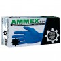 100 pcs gants en caoutchouc de nitrile jetables durables ammex