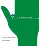 100 PCS Ammex guantes desechables de nitrilo de caucho resistente