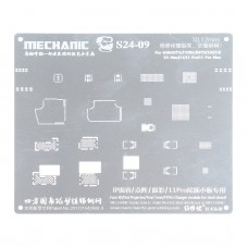 Mechanik S24-09 0.12mm BGA Reballing szablon szablonu dla iPhone 11 Pro 