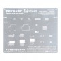 MECCANICO S24-09 0,12 millimetri Template Stencil BGA Reballing per iPhone Pro 11