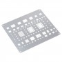 מכונאי 0.12mm S24-10 BGA Reballing סטנסיל תבנית עבור iPhone 12 Pro / 12/12 Mini / 12 Pro מקס