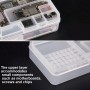 2 PCS Double-Layer Clamshell Mobile Phone Repair Parts Turnover Box Mobile Phone Disassembly  Screw Component Storage Box