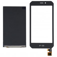 LCD-näytön digitointikokoonpano + kosketusnäyttö Ulefone Armor X7: lle
