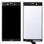 Original LCD-skärm + Original Touch-panel för Sony Xperia XZ (svart)