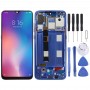 Original AMOLED Material LCD Screen and Digitizer Full Assembly with Frame for Xiaomi Mi 9 (Blue)