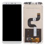 LCD-näyttö ja digitointikokoinen kokoonpano kehyksellä Xiaomi MI 6X / A2: lle (valkoinen)