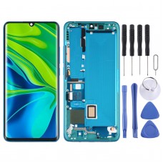 LCD Screen and Digitizer Full Assembly With Frame for Xiaomi Mi CC9 Pro / Mi Note 10 / Mi Note 10 Pro(Green)