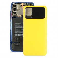 Оригинальная задняя крышка аккумулятора Крышка для Xiaomi Poco M3 M2010J19CG (желтый)