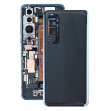 Original Batteri Back Cover för Xiaomi MI Note 10 Lite M2002F4LG M1910F4G (Svart)