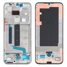 Medio original del marco del bisel Placa para Xiaomi MI 10 Lite 5G / 5G MI 10 Jóvenes M2002J9G (plata)