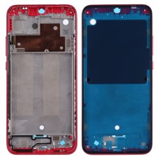 Marco de placa media del bisel con teclas laterales para Xiaomi redmi 7 (rojo) 