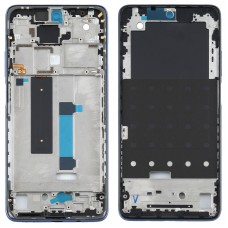 Оригинални предни корпусни LCD рамка панел за Xiaomi Mi 10T Lite 5G M2007J17G (черен)