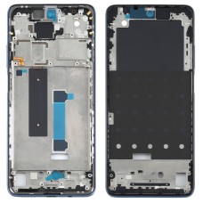 Оригинални предни жилища LCD рамка панел плоча за Xiaomi Redmi Note 9 Pro 5G M2007J17C (сиво)