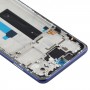 Original Front Housing LCD-ram Bärplatta för Xiaomi RedMi Not 9 Pro 5G M2007J17C (blå)