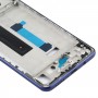 Original Front Housing LCD-ram Bärplatta för Xiaomi RedMi Not 9 Pro 5G M2007J17C (blå)
