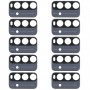 10 PCS задней камера объектив для Xiaomi реого Примечания 9 4G M2010J19SC (черная)