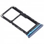 SIM-kortfack + SIM-kortfack / Micro SD-kortfack för Xiaomi RedMi Not 9 Pro 5G M2007J17C (grå)