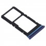 SIM Card מגש + כרטיס SIM מגש / Micro SD כרטיס מגש עבור Xiaomi redmi הערה 9 Pro 5G M2007J17C (כחול)