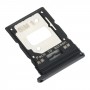 SIM Card Tray + SIM ბარათის Tray / მიკრო SD ბარათის უჯრა Xiaomi MI 11 Lite M2101K9AG (შავი)